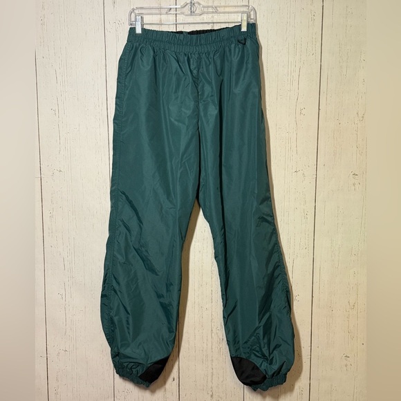 Vintage Columbia Men’s Medium Green Snow Rain Outdoor Jogger Pants - Picture 1 of 3